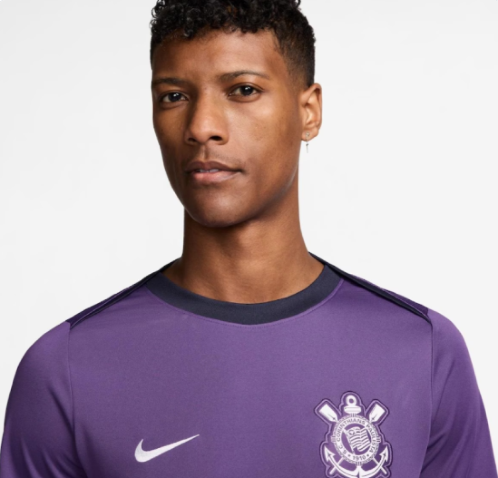 Camisa Corinthians 25 Treino - Roxo - #3
