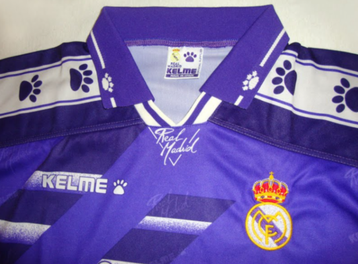 Camisa Retrô Real Madrid 1996/97 - Roxa - #3