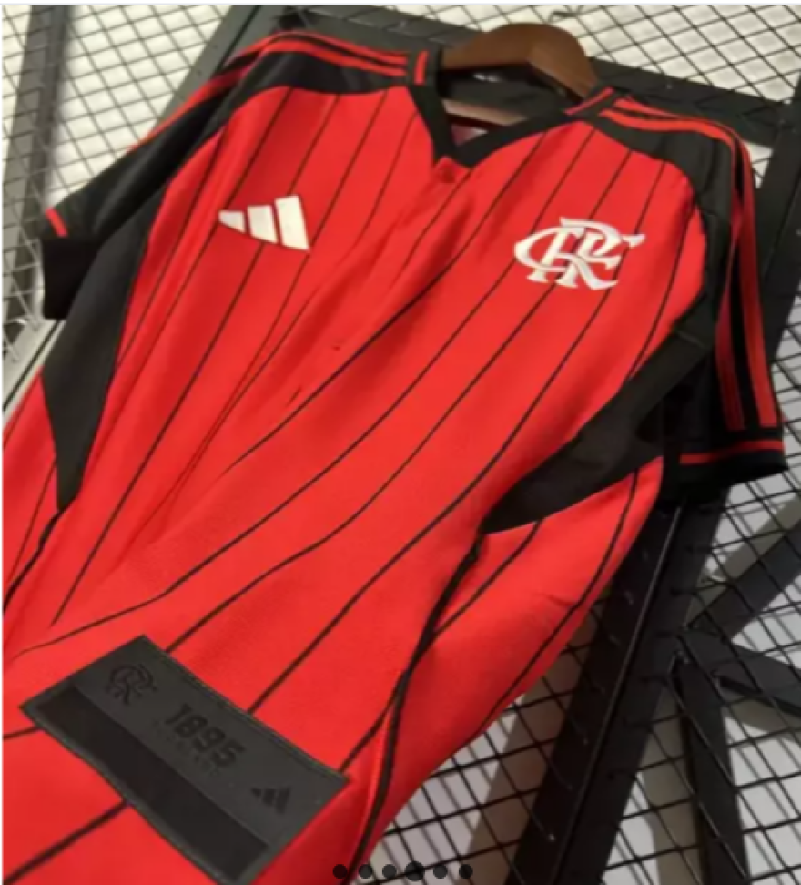 Camisa Flamengo Us Adidas 25/26 Torcedor Masculina - Vermelha - #3
