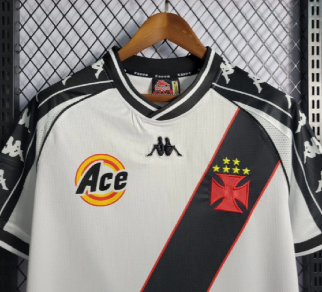 Camisa Vasco Retrô Kappa Masculina - Branco - #3