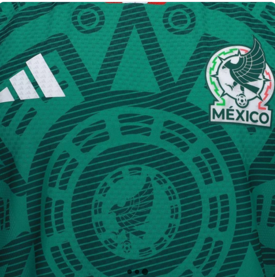Camisa Mexico 2026 Copa do Mundo Jogador - Verde - #3