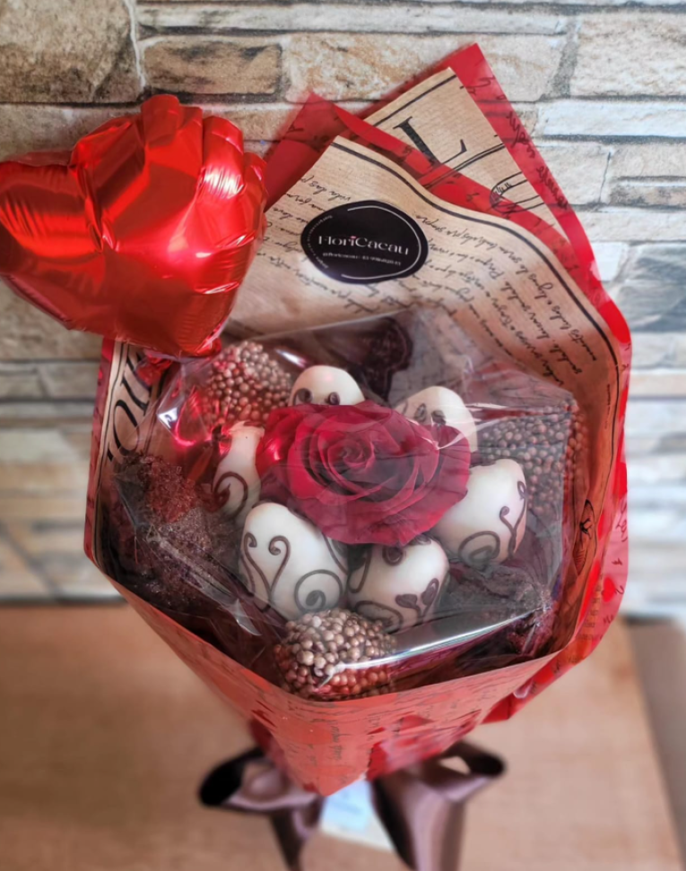 Bouquet Clássico P com Rosa - #2