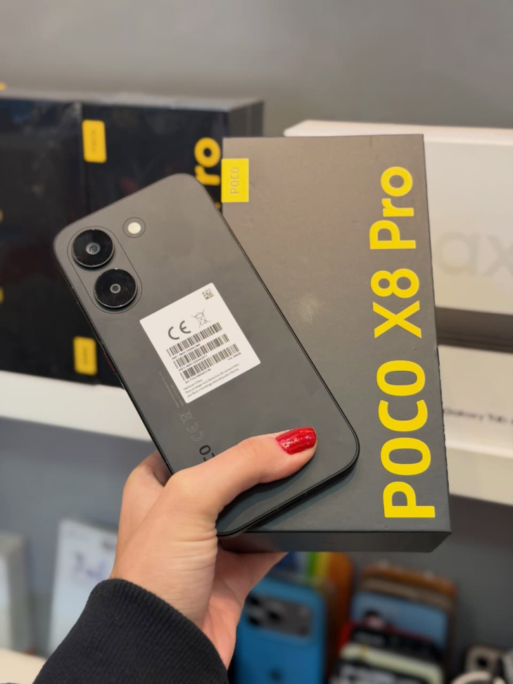 POCO X8 PRO 5G 256GB 8GB RAM NFC — foto de referência do modelo