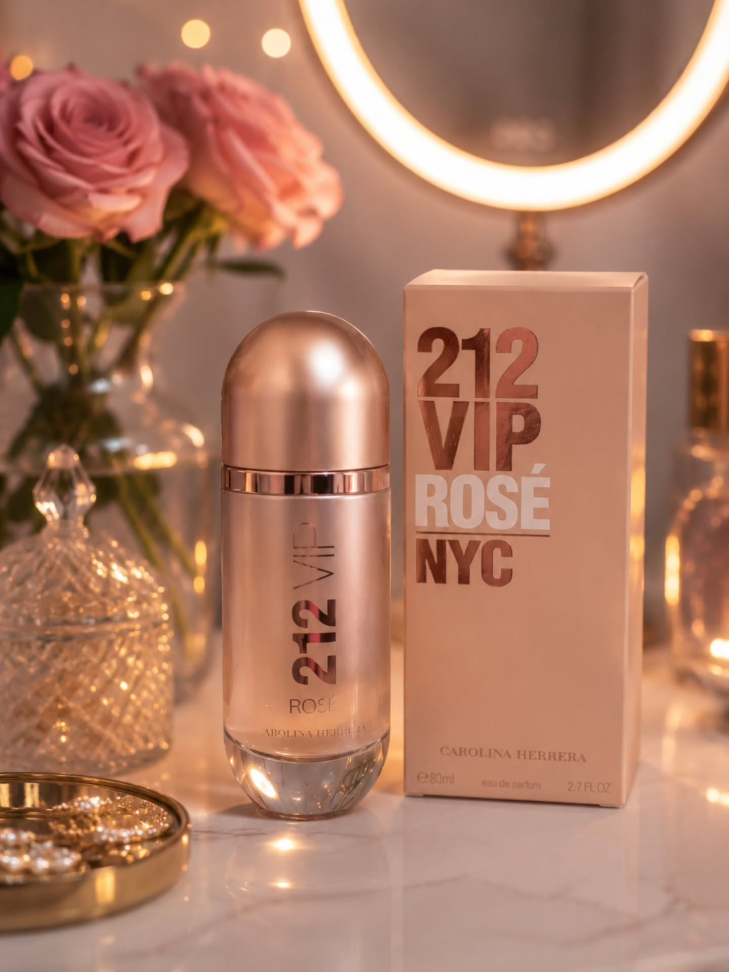 212 VIP ROSE CAROLINA HERRERA 80ML