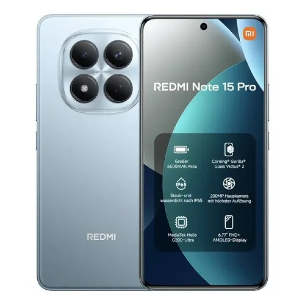 REDMI NOTE 15 PRO 5G 256GB 8GB RAM NFC — foto de referência do modelo