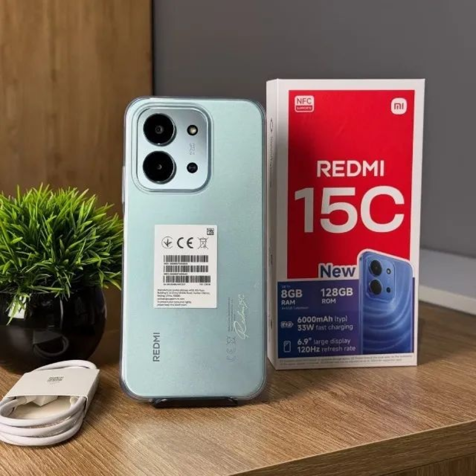 REDMI 15C 128GB 4GB RAM — foto de referência do modelo