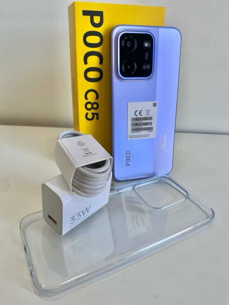 POCO C85 128GB 6GB RAM NFC — foto de referência do modelo