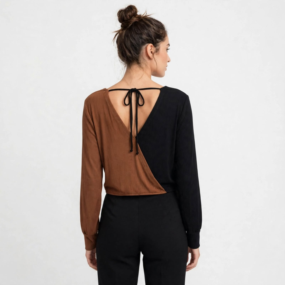 Cropped 2CORES- Tam único