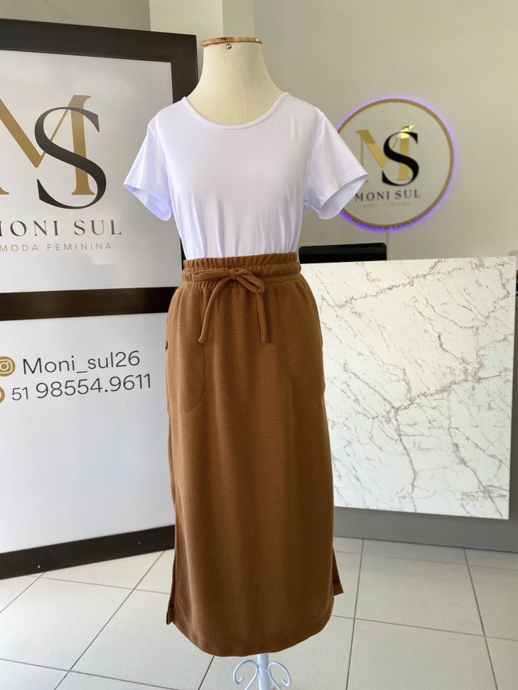 Saia jacquard - Tam M