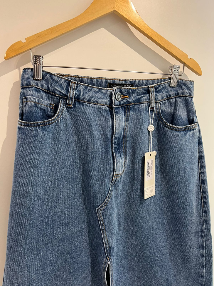 Saia midi jeans - Tam 38 - #3