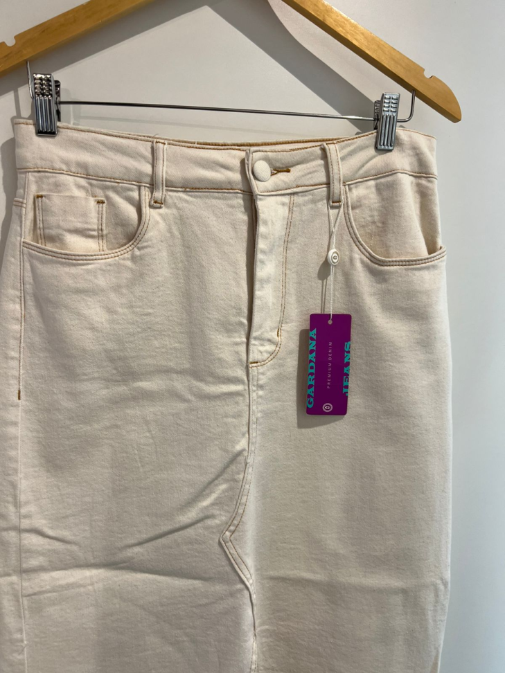Saia midi jeans - Tam 42 - #3