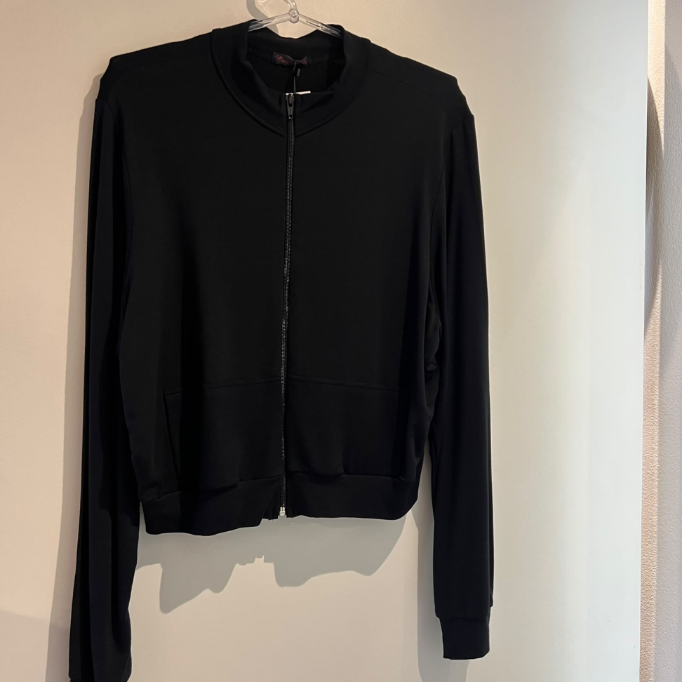 Jaqueta cropped - malha