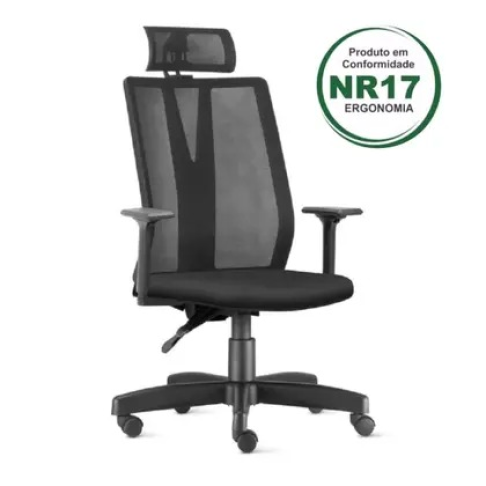 CADEIRA ADDIT PRESIDENTE COM APOIO DE CABEÇA - #2