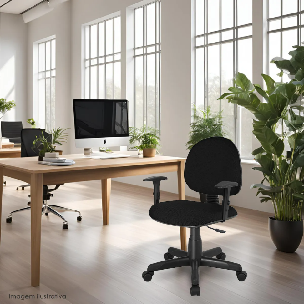 CADEIRA EXECUTIVA GIRATÓRIA COM BRAÇOS - #2