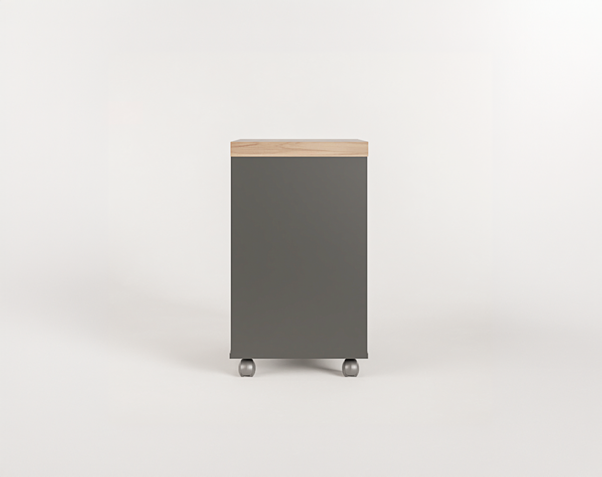 GAVETEIRO VOLANTE 2 GAVETAS E 01 ARQUIVO MARTINUCCI - #4