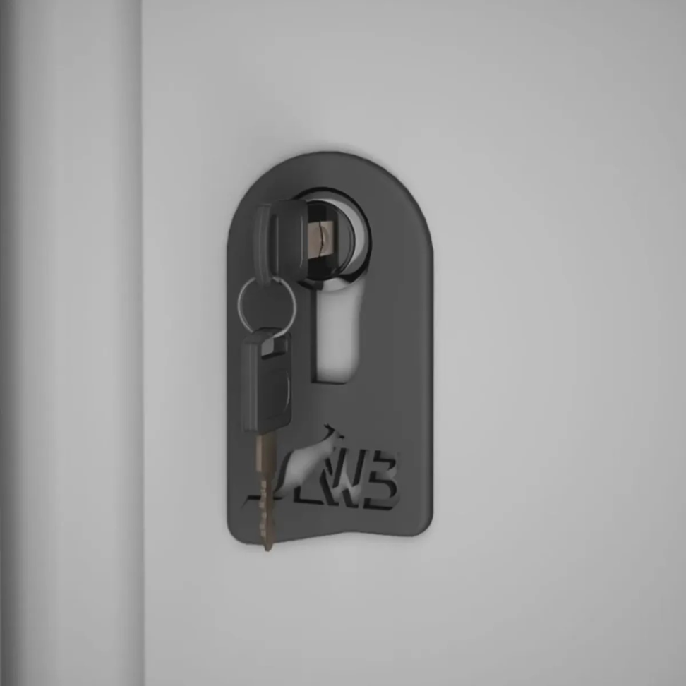 ARMÁRIO DE AÇO W3 2 PORTAS COM FECHADURA 1,60M X 0,80M X 0,40M - #4