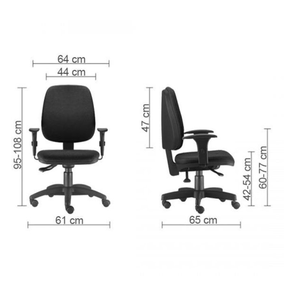 CADEIRA GIRATÓRIA JOB - #3