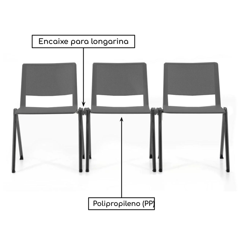 CADEIRA UP PRETA - #4