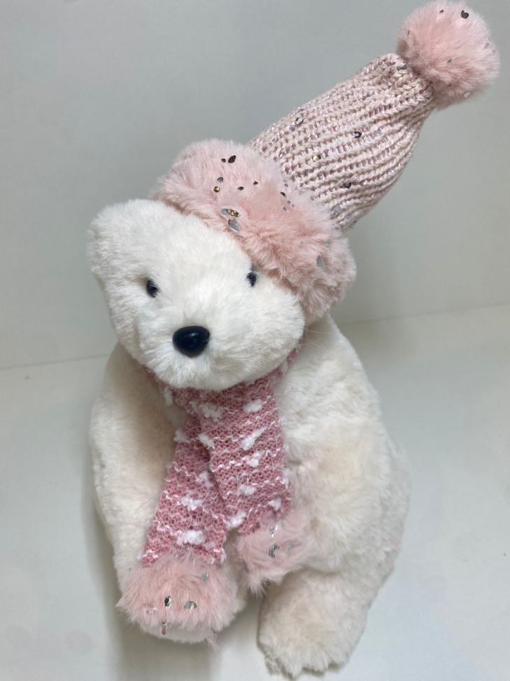 Urso Polar Rosa (26cm)