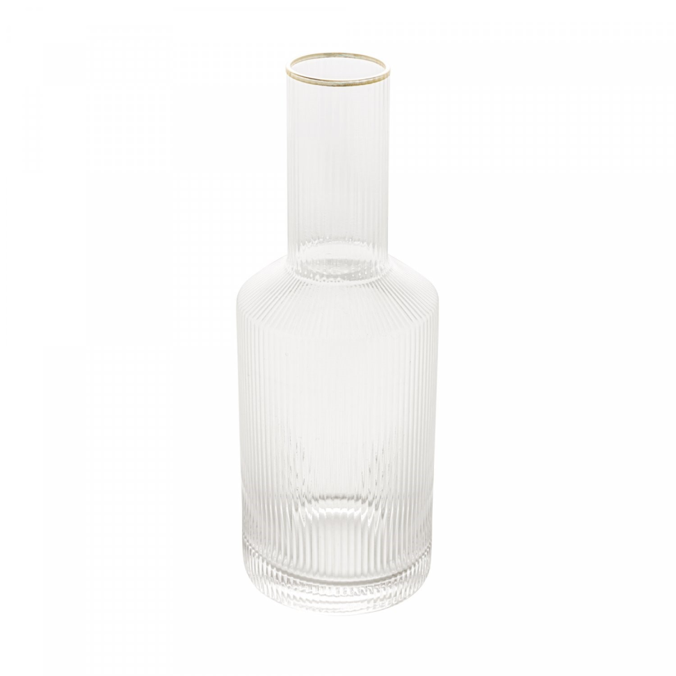 Garrafa de cristal com fio de ouro (800ml)