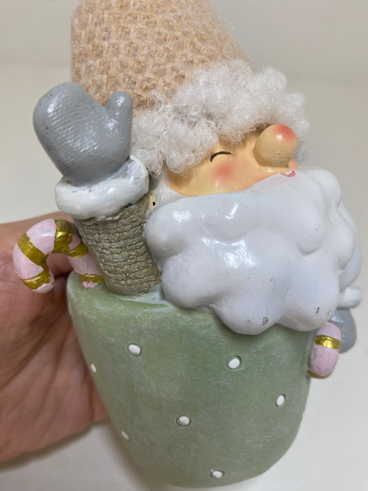 Decoração Caneca com Papai Noel (14cm) - #1