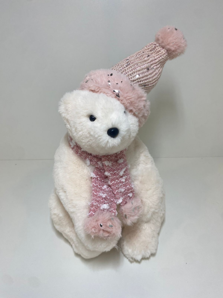 Urso Polar Rosa (26cm)