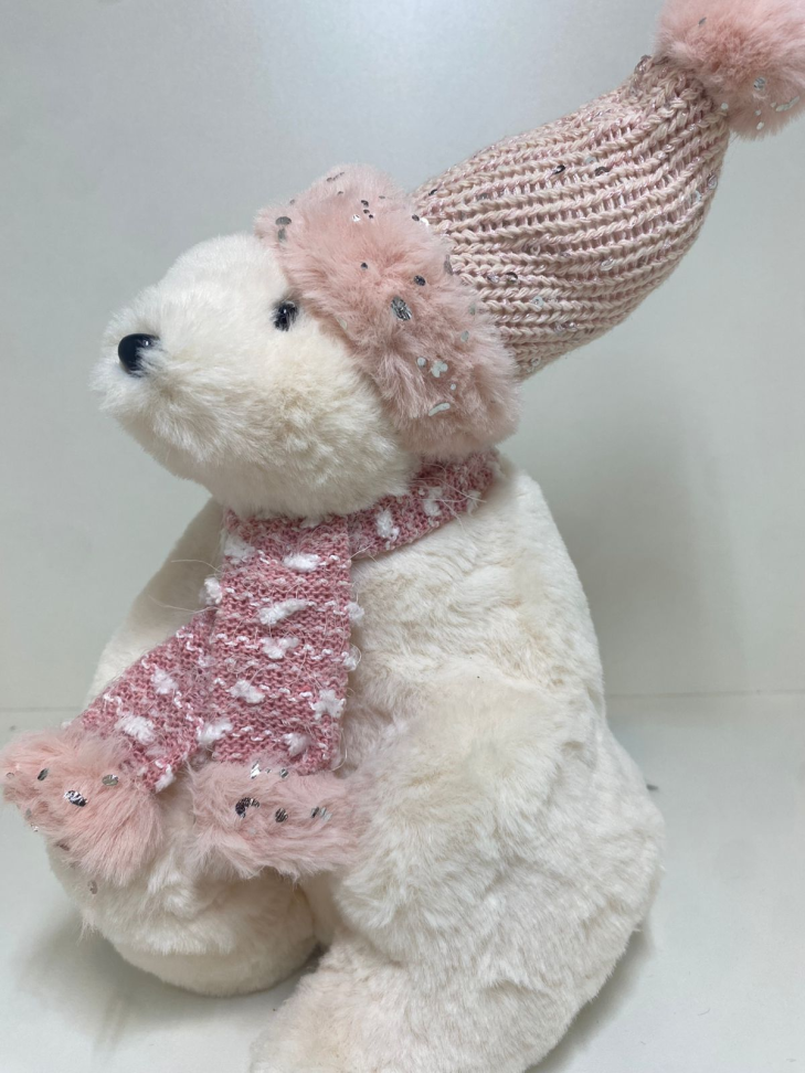 Urso Polar Rosa (26cm) - #7