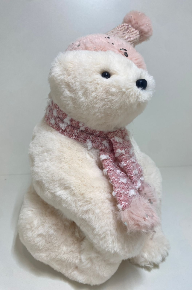 Urso Polar Rosa (26cm) - #3
