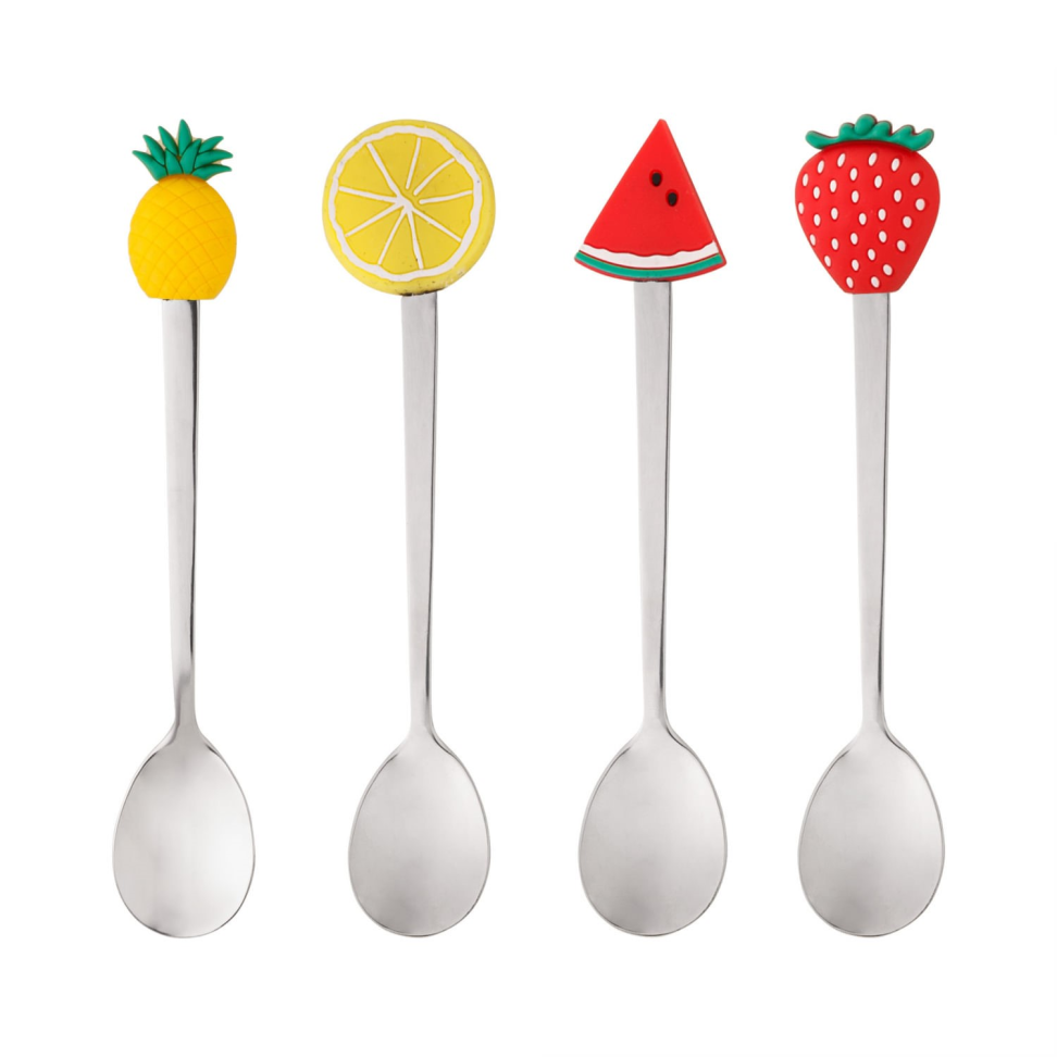 Colher Frutas - Dourada (4 unidades)