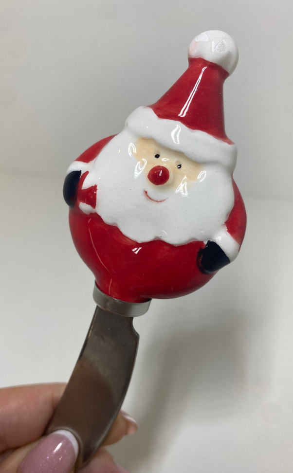 Espátula Manteiga Papai Noel