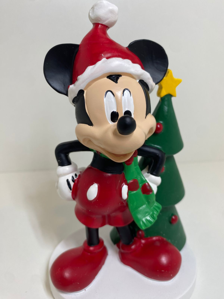 Mickey natalino em resina