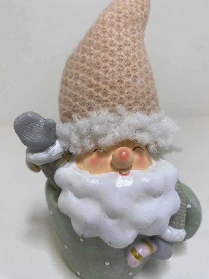 Decoração Caneca com Papai Noel (14cm)