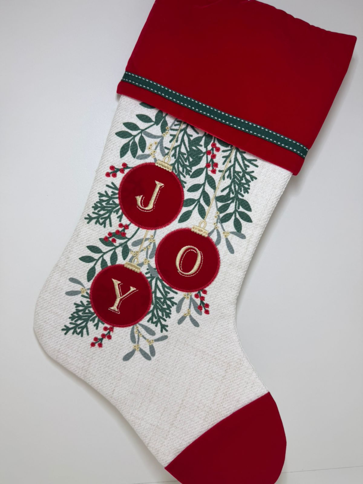 Meia natalina Joy - #1