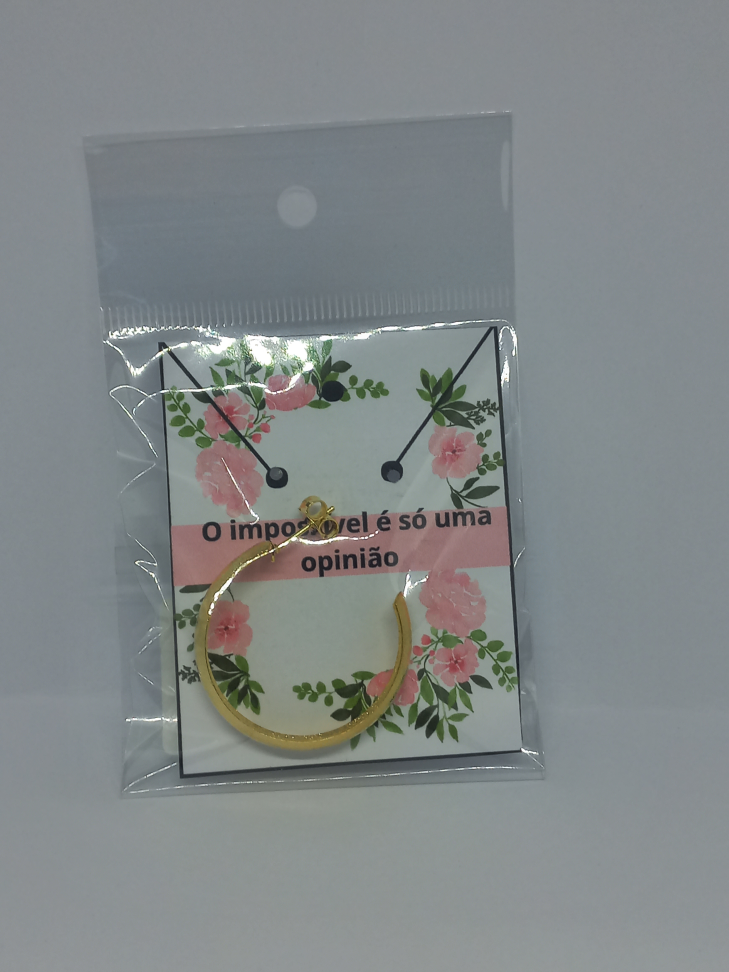 Brinco argola grande - #1