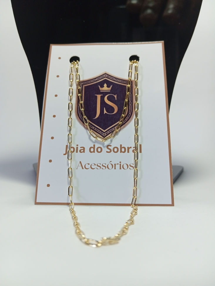 Conjunto Pulseira e Corrente Masculina, banhada a ouro 18k - #4