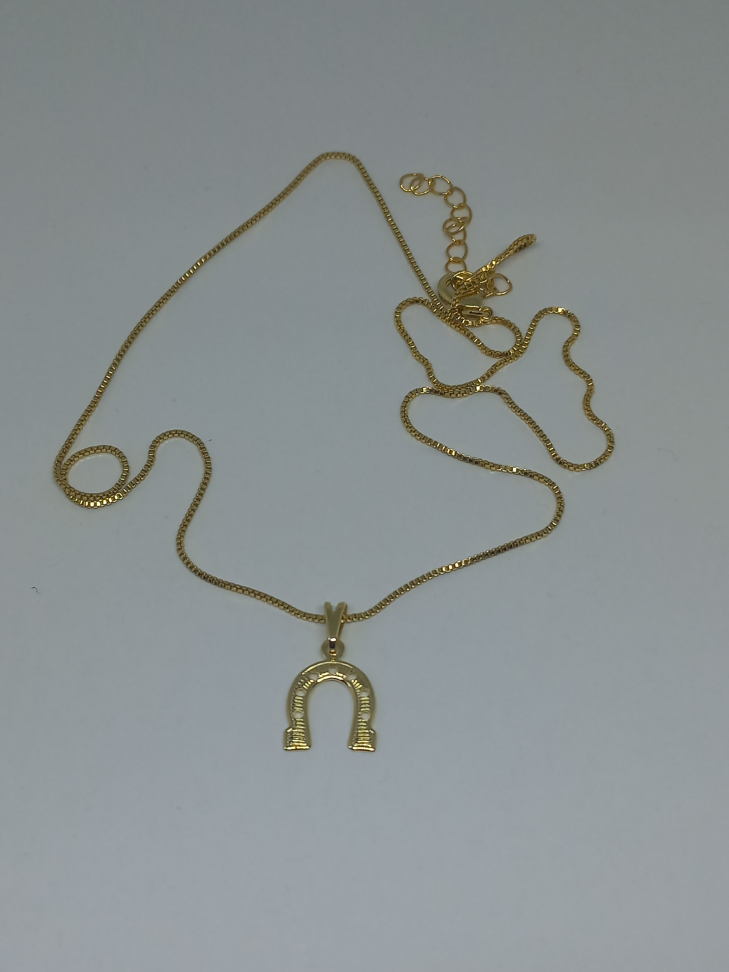 Corrente com pingente ferradura - #5