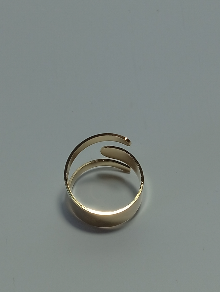 Anel Regulável, banhado a ouro 18k - #4