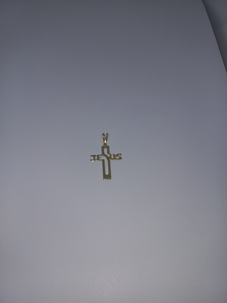 Corrente com Crucifixo escrito JESUS - #3