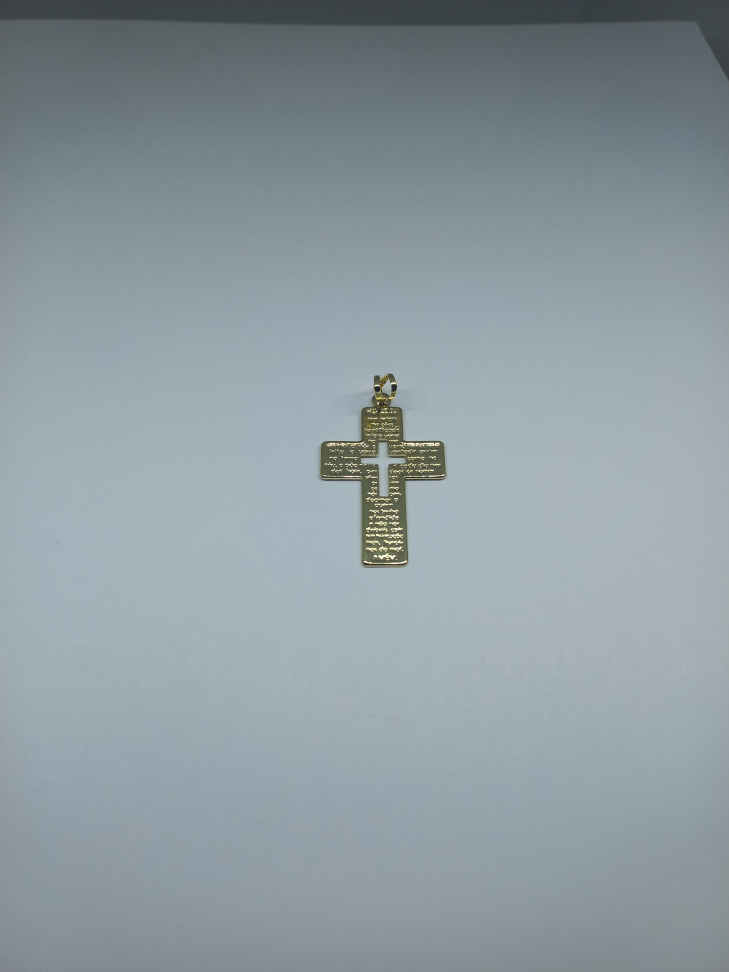 Corrente com Crucifico vazado - #3