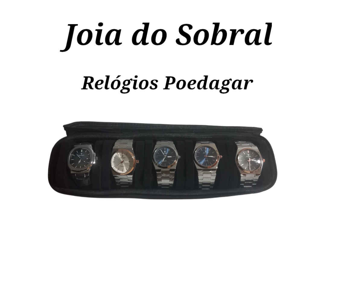 Relógio Poedagar Luxo 613SliverBlueL Luxo - #5