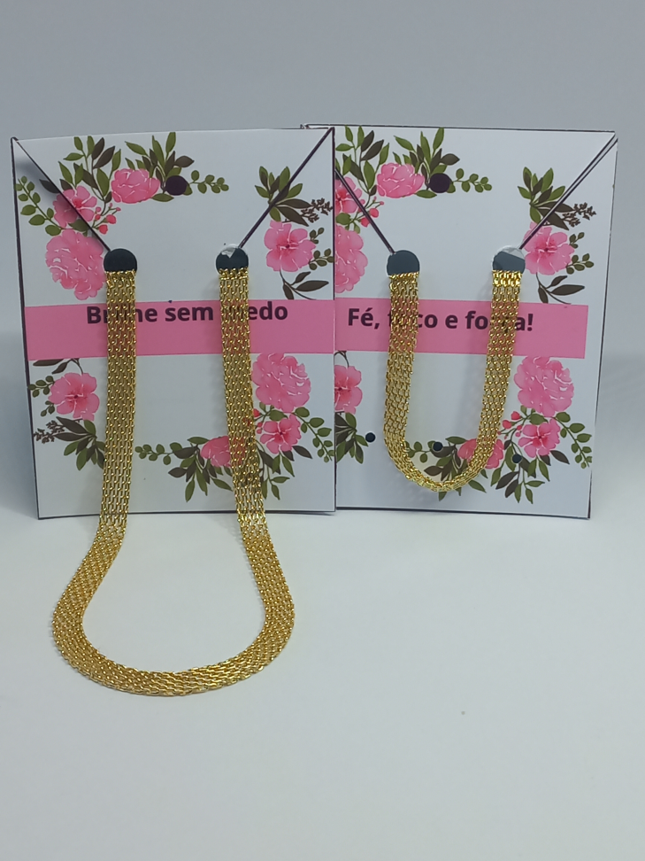 Conjunto Pulseira e Choker de tela - #1