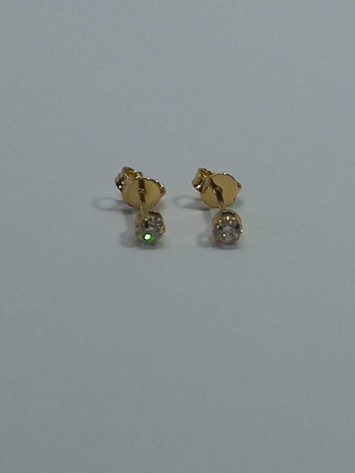 Brinco zircônia ponto de luz - #2