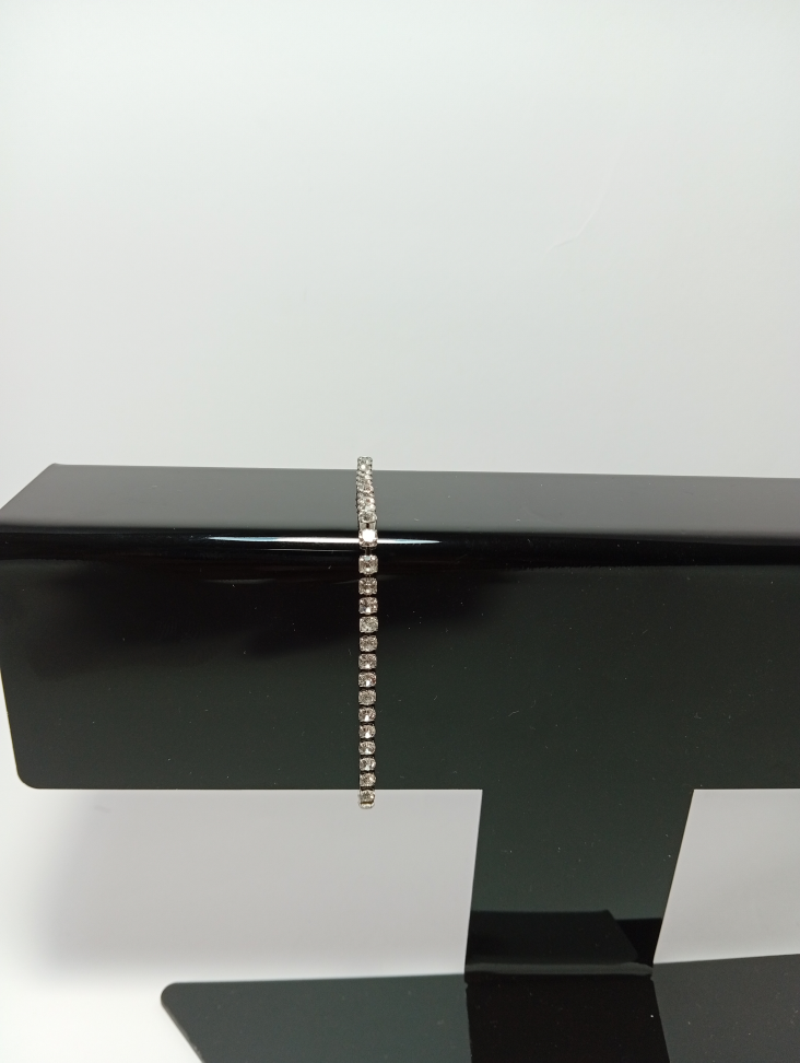 Pulseira Riviera 3mm 18 cm Aço Inox 316L - #3