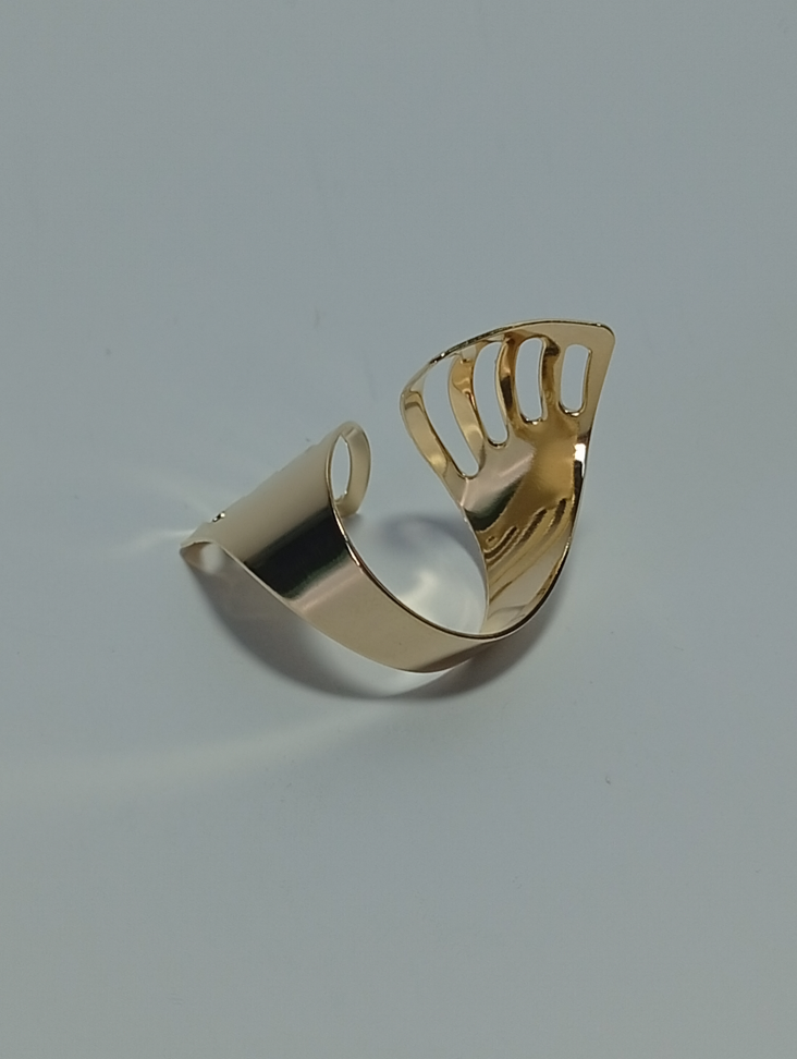 Anel Regulável, banhado a ouro 18k - #3