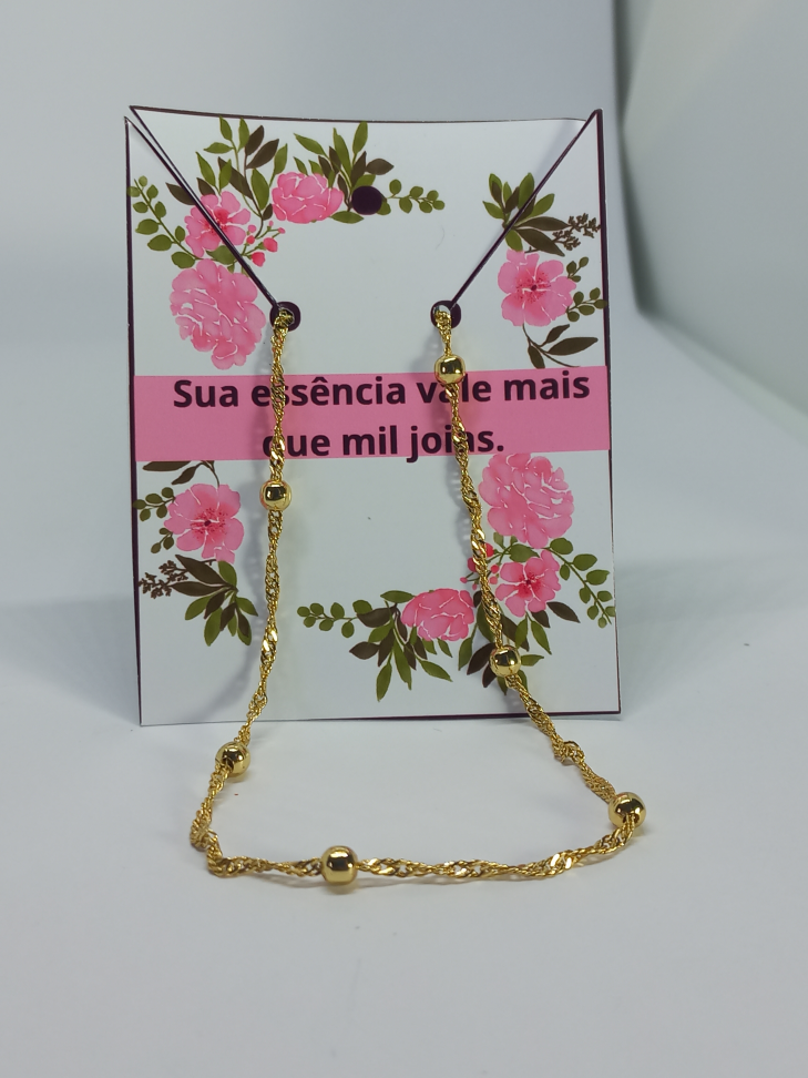 Corrente de bolinhas - #4