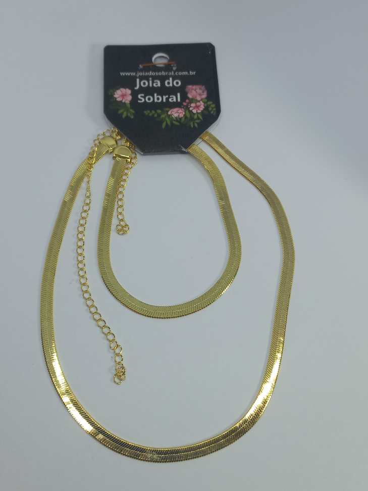 Conjunto Fita Choker e Pulseira - #1