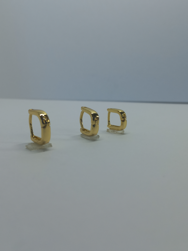 Brinco Trio Quadrado - #4