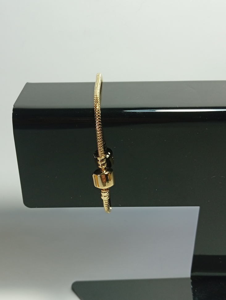 Pulseira tipo pandora, banhada a ouro 18 k - #3