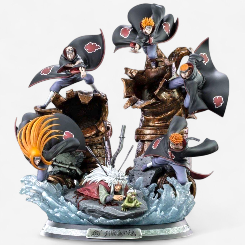 Jiraiya vs. Seis Caminhos de Pain (Diorama) / Naruto
