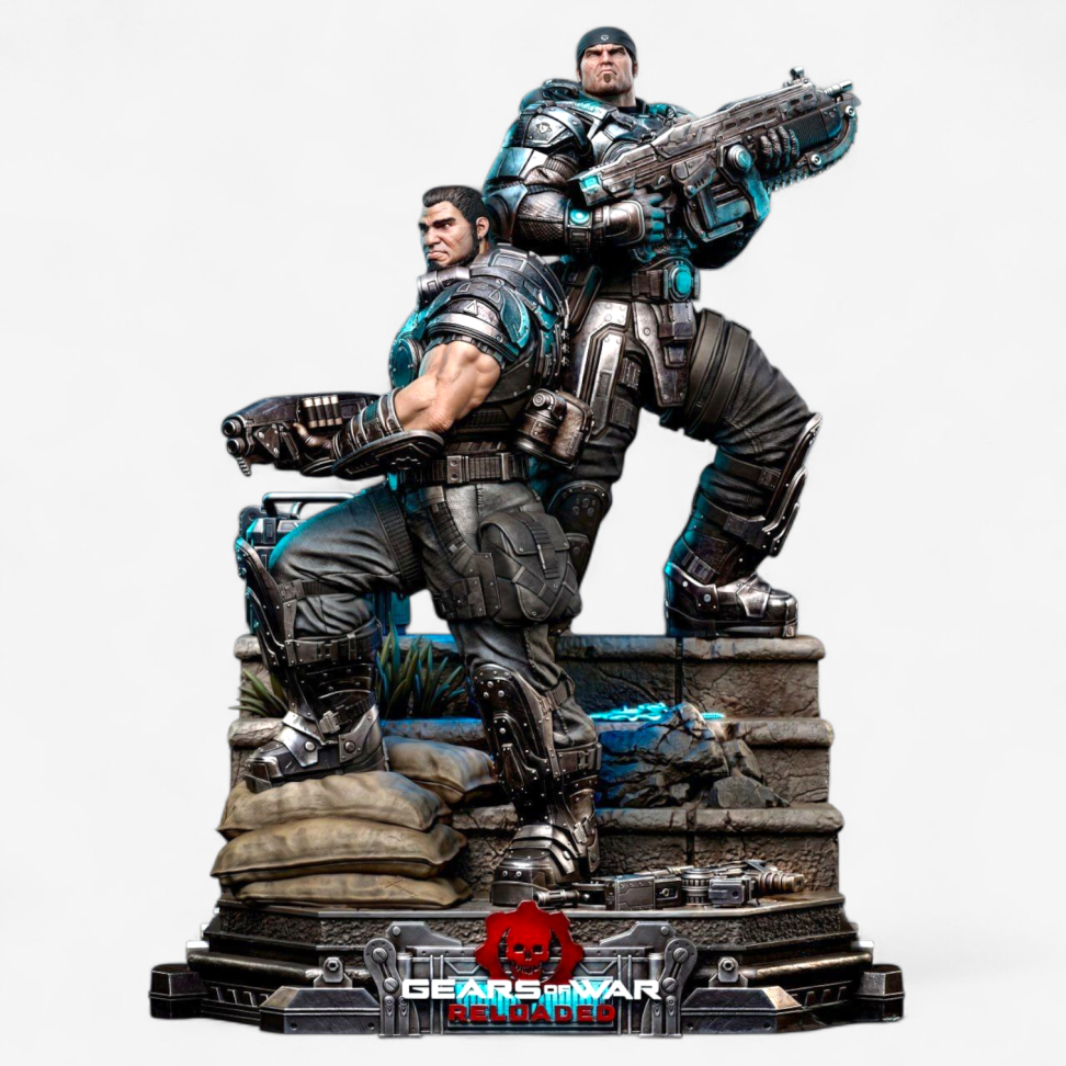 Marcus e Dominic / Gears of War (Diorama)